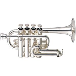 Used - Yamaha YTR-6810S Bb Piccolo Trumpet Silver Plate